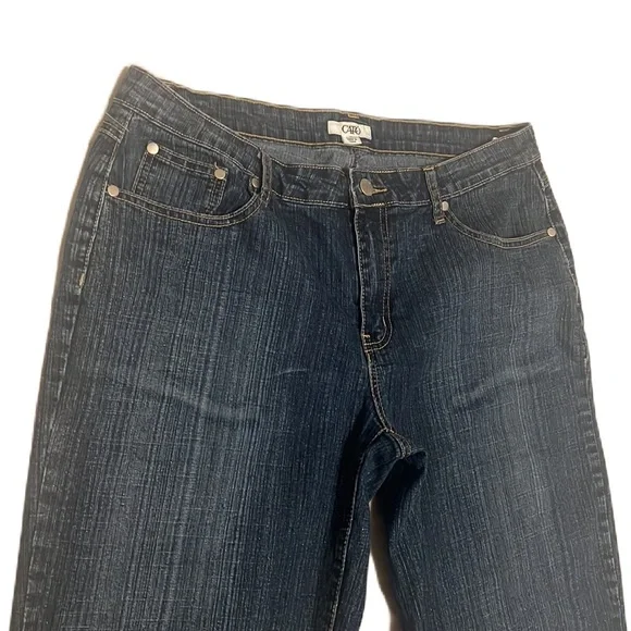 Cato, 5-Pocket, Design Pockets, Jean Capris, Size 14 - Picture 3 of 10